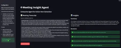 أداة ذكاء اصطناعي لاستخراج مهام الاجتماعات