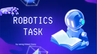 تصميم عرض تقديمى لسيشن روبوتات