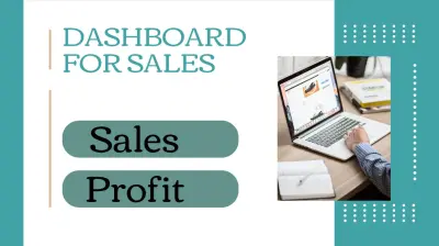 انشاء داشبورد مبيعات احترافي باستخدام Power BI