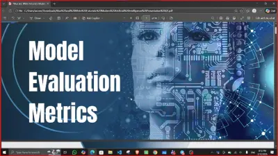 تقديم Session تعليمية عن تقييم نماذج الذكاء الاصطناعي