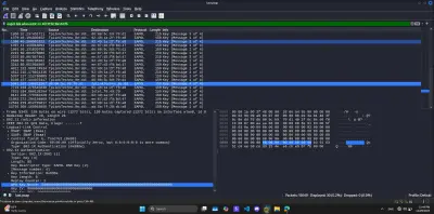 تحليل ملفات wireshark