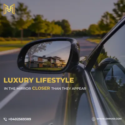 تصميم إعلان عقاري مبتكر لشركة إعمار (Luxurious Real Estate Ad Design)