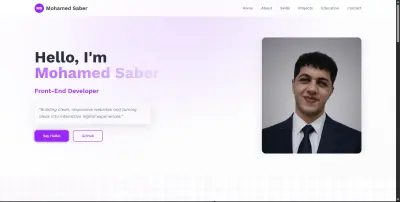 موقع شخصي- Portfolio Website