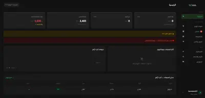 لوحة تحكم "TIJARA" لإدارة المبيعات والمخزون