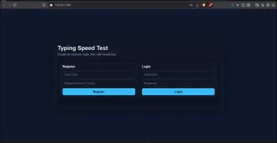 تطوير تطبيق ويب لقياس سرعة ودقة الكتابة باحترافية.