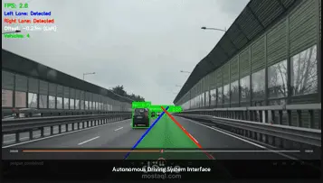 مشروع اكتشاف الحارات والعربيات  (Lane & Vehicle Detection)