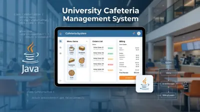 University Cafeteria Management System باستخدام Java