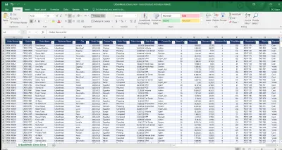 صورة العمل تنظيف وتنظيم ملفات excel ,csv  باحترافيه