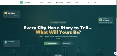 منصة ذكية لدعم القرارات البيئية المستدامة (Data-Driven Decision Making Platform)