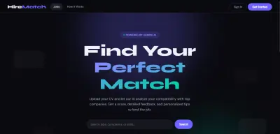 HireMatch – AI-Powered CV Analysis & Job Matching Platform