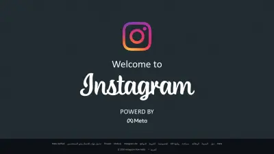 تصميم باوربوينت بواجهة تطبيق احترافية  مستوحاة من Instagram بشكل عصري وجذاب