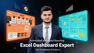 تصميم داش بورد اكسيل احترافية