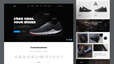 Nike Shoes UI Design
