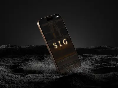 تصميم UI/UX لتطبيق عطور فاخر (Luxury Fragrance Mobile App)