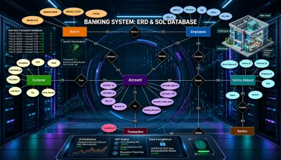 إنشاء قاعدة بيانات منظمة مع علاقات وجداول SQL و ERD