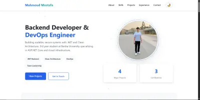 انشاء بروتفوليو