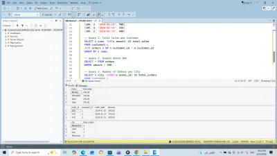 تطوير وإدارة قواعد بيانات التجارة الإلكترونية (E-commerce Database Management).