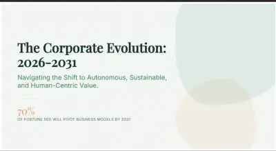 تصميم عرض تقديمي احترافي: توجهات الشركات خلال الـ 5 سنوات القادمة