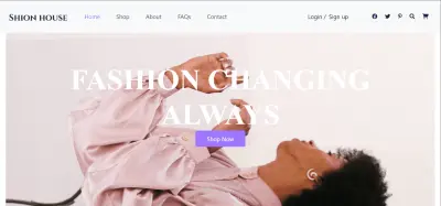 SHION HOUSE – E-commerce Platform