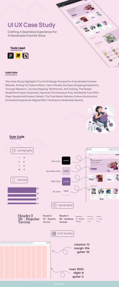 تصميم Landing Page ل هاند ميد استور