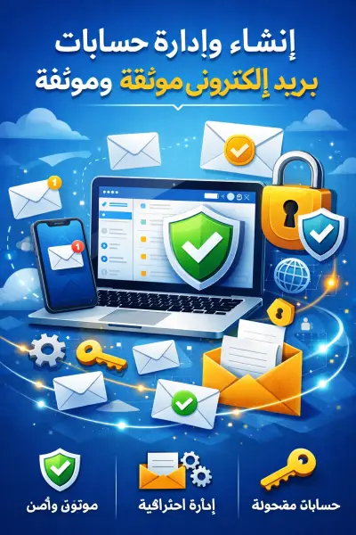 إدارة حسابات بريد إلكتروني