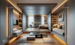 مشروع 3: شقة نموذجية/استوديو داخلي