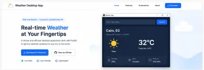 تطبيق الطقس باستخدام Python و PyQt5