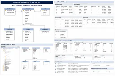 HR Database Design | SQL Server
