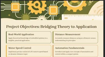 Professional Technical Presentation Design (Arduino Project - DC Motor Control)