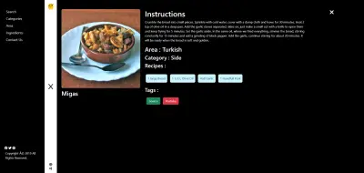 صورة العمل منصة "Yummy" لوصفات الطعام واستكشاف الوجبات