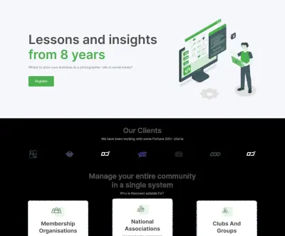 تطوير  Landing Page  احترافية ومتجاوبة