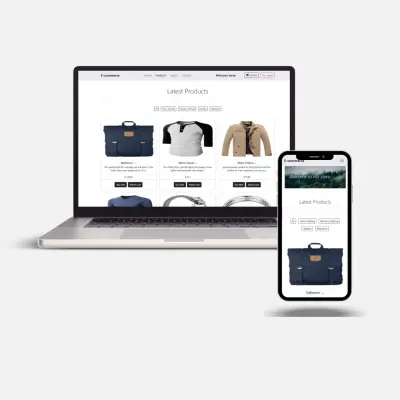 تصميم وتطوير واجهة موقع متجر إلكتروني (E-commerce Website)