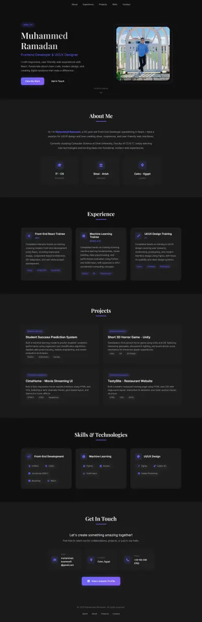 تصميم وبرمجة معرض اعمالي المتجاوب