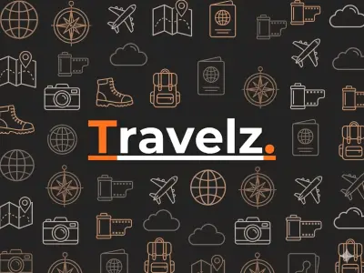 تصميم واجهة موقع Travelz – منصة حجز واستكشاف الوجهات السياحية