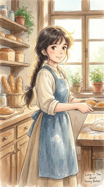 Ghibli Style Cozy Bakery Animation