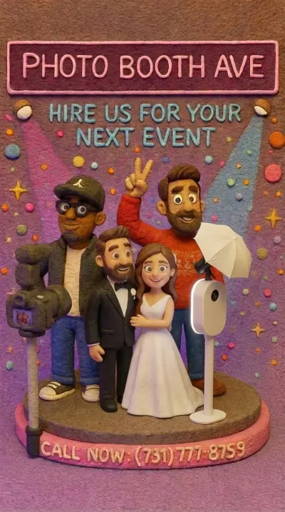 Claymation ad for her business