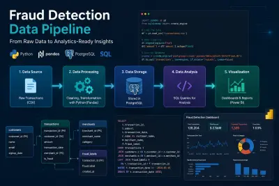 Fraud Detection Data Pipeline باستخدام Python & SQL
