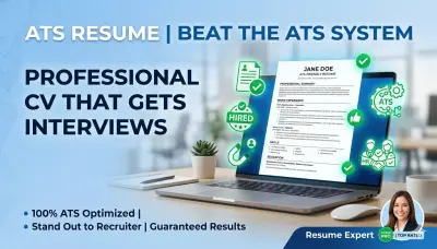 سأصمم لك سيرة ذاتية احترافية ATS Friendly تزيد فرص قبولك