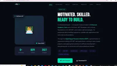 تصميم بورتفوليو احترافي PDF أو موقع شخصي لعرض أعمالك