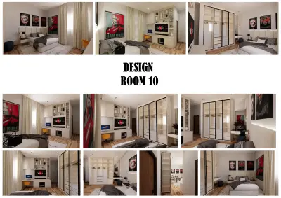 1. تصميم غرف الملابس المبتكرة (Bespoke Walk-in Closets):