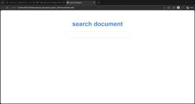 نظام بحث وتحليل المستندات الذكي