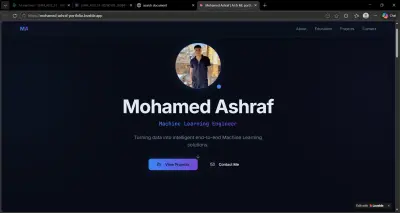 تصميم معرض أعمال شخصي – Portfolio Showcase