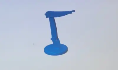 ذراع روبوتية 3 درجات حرية (3-DOF) – محاكاة وتحكم عملي