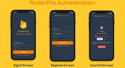 ربط تطبيقFlutter بخدمات Firebase تسجيل الدخول وإنشاء الحساب