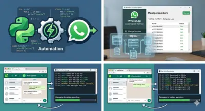 نظام إرسال رسائل واتساب تلقائي باستخدام Python و Selenium