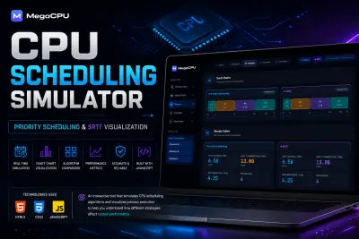 CPU Scheduling Simulator – Operating Systems Visualization Tool