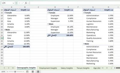 ُExcel Pivot table