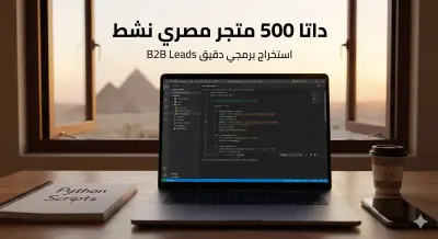 قائمة بيانات 15 متجر وشركة إلكترونية في مصر (للتسويق B2B)