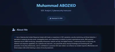 تصميم وتطوير البورتفوليو الشخصي: واجهة مستخدم (UI/UX) تفاعلية سريعة ومودرن