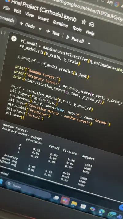 التنبؤ بمرحلة التليف الكبدي باستخدام التعلم الآلي